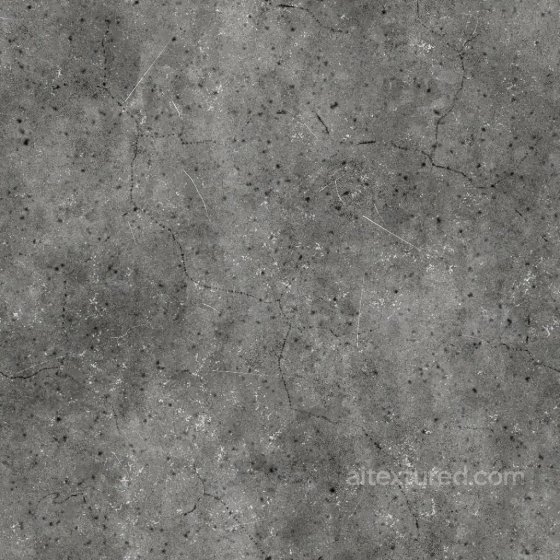 Asphalt or Concrete Texture with Cracks and Pitting | Free PBR Concrete texture preview