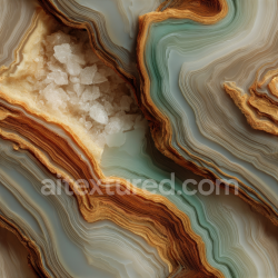 seamless Seamless 3D Agate Stone PBR Texture Featuring Crystal Clusters and Layered Bands texture 8k free download PBR