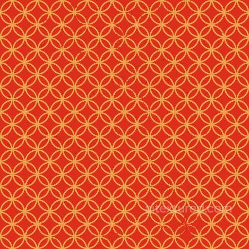 Packaging or Wrapping Paper Texture Filled with Golden Rings | Free PBR seamless Paper PBR texture