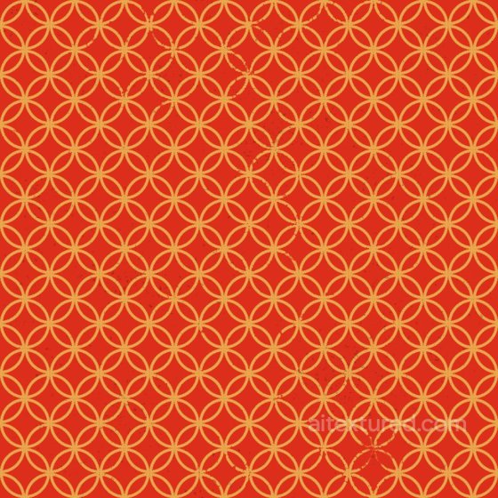 Packaging or Wrapping Paper Texture Filled with Golden Rings | Free PBR Paper texture preview