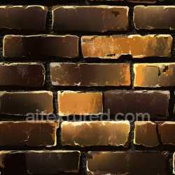 seamless Seamless 3D PBR Cracked Brown Brick Wall Texture with Chipped Edges texture 8k free download PBR
