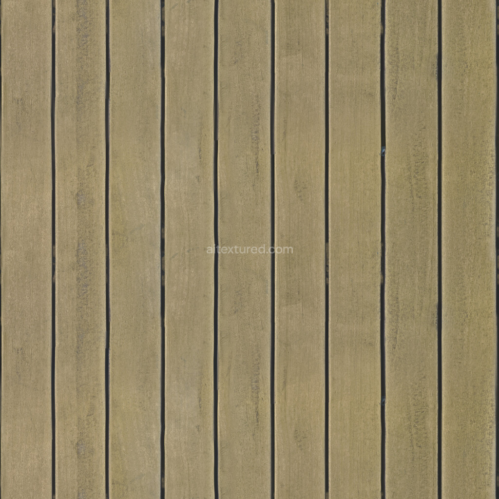 Seamless PBR planks texture with natural wood grain