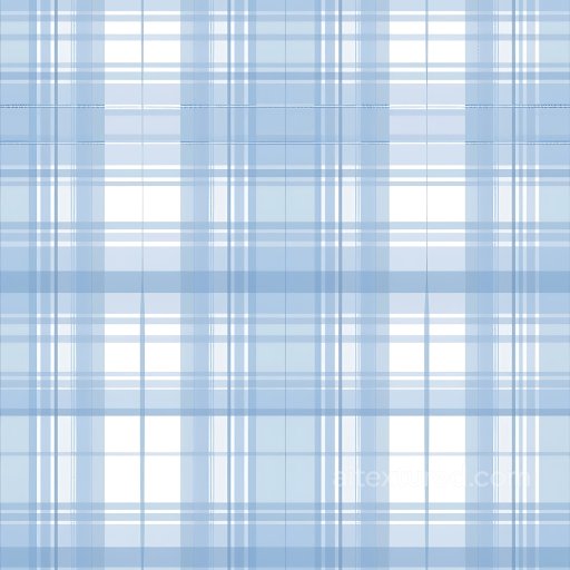 Seamless Blue and White Plaid 3D PBR Fabric Texture with Subtle Weave Pattern texture preview