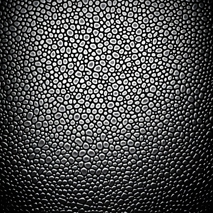 Skin with Detailed Enlarged Pores and Matte Black Tone seamless PBR texture preview