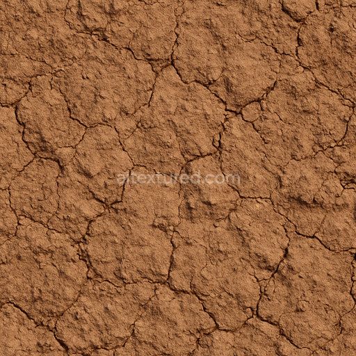 Detailed Clay Soil Texture Seamless 1024X1024
