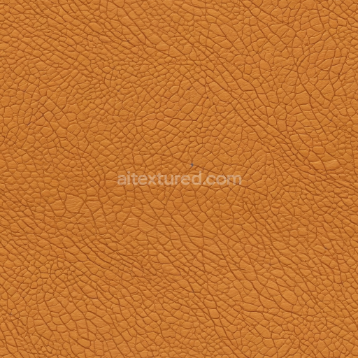 Seamless 3D PBR Texture of Tan Cracked Leather with Distressed Grain