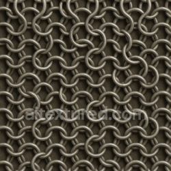 seamless Seamless 3D Texture 8K PBR Chainmail With Butted Chainmail Style And Matte Metal Finish texture 8k free download PBR