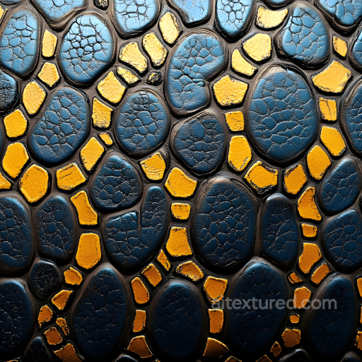 Stylized Reptile Skin PBR Texture with Cracked Scale Detailing seamless Skin PBR texture