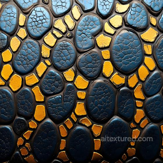 Stylized Reptile Skin PBR Texture with Cracked Scale Detailing Skin texture preview
