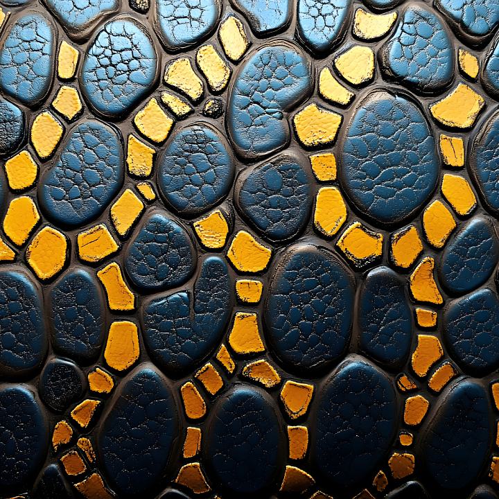 Stylized Reptile Skin with Cracked Scale Detailing seamless PBR texture preview