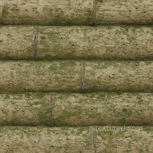Bamboo Bark With Bamboo Moss And Bamboo Insect Marks On Bamboo Natural Surface seamless Bamboo PBR texture