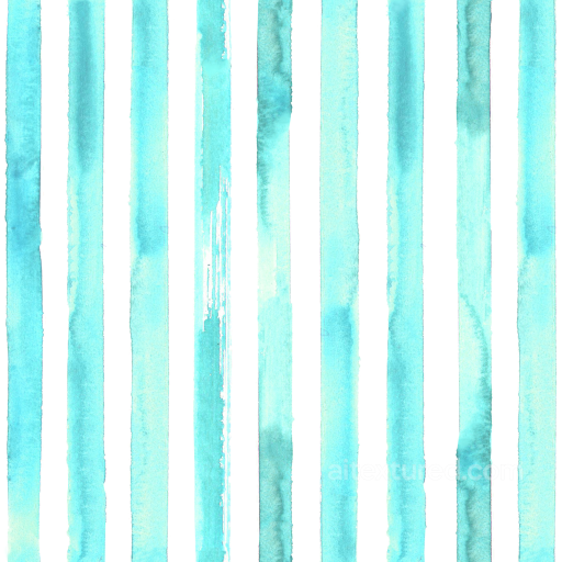 Soft Blue Watercolor Stripes on White Background Seamless Texture seamless Watercolor Stripes PBR texture
