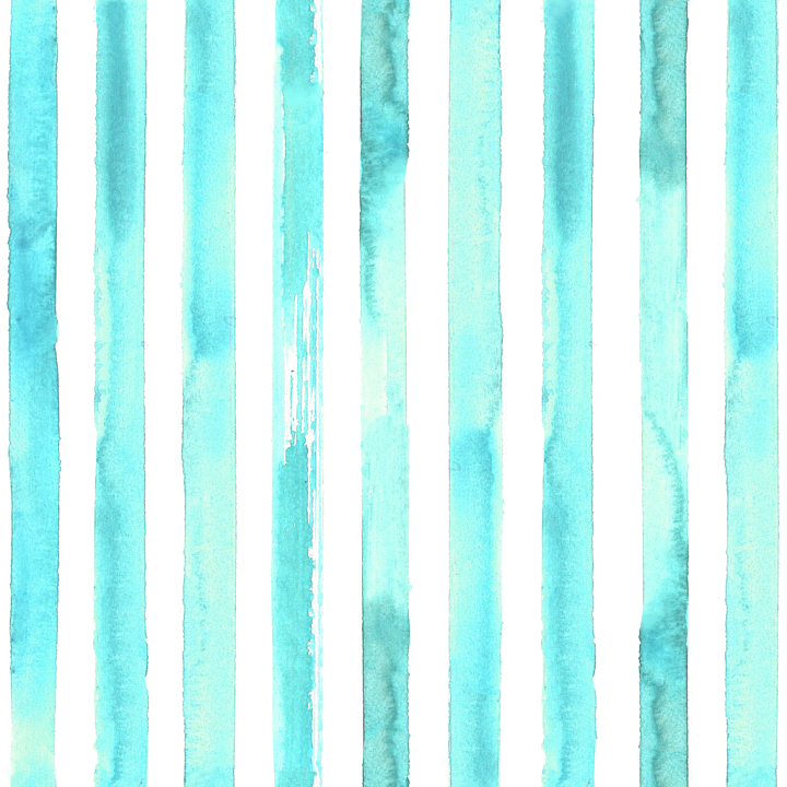 Soft Blue Watercolor Stripes on White Background seamless PBR texture preview