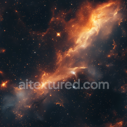 seamless Seamless 3D Space PBR Texture Featuring Luminous Nebula Clouds and Starfield texture 8k free download PBR