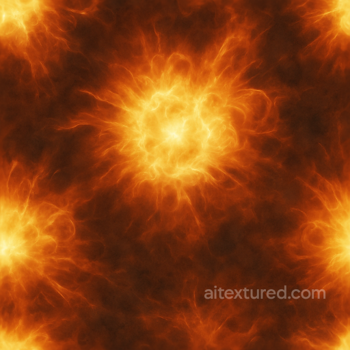 Plasma Burst And Incendiary Effect From Advanced Explosive Detonation In 8K PBR seamless Explosion PBR texture