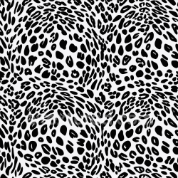 seamless Seamless 3D PBR Leopard Print Fabric Texture in Black and White Pattern texture 8k free download PBR
