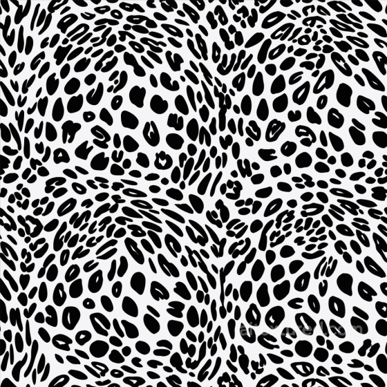 Leopard Print Fabric Texture in Black and White Pattern Leopard Print texture preview