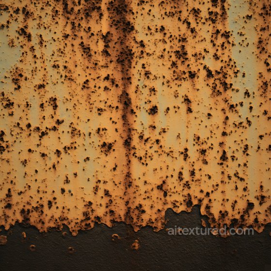 Rusty Metal PBR Texture with Rust Holes and Eroded Surface Rust texture preview