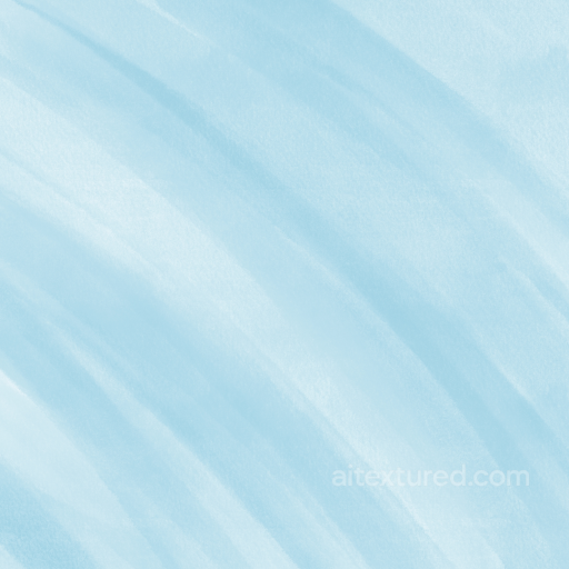 Soft Blue Watercolor Paper Texture with Subtle Brush Strokes seamless Watercolor texture PBR texture