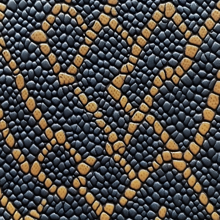 Reptile Skin With Intricate Scale Detail And Natural Color Variation seamless PBR texture preview