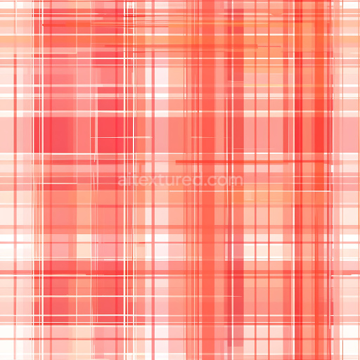 Seamless 3D PBR Plaid Texture with Red and Orange Gradient Pattern