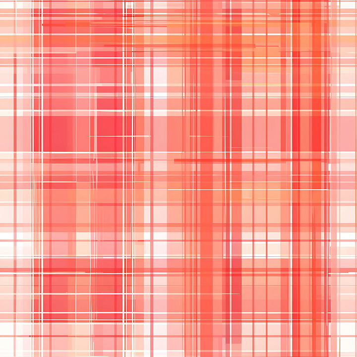 Plaid Pattern Metal with Warm Red and Orange Hues seamless PBR texture preview