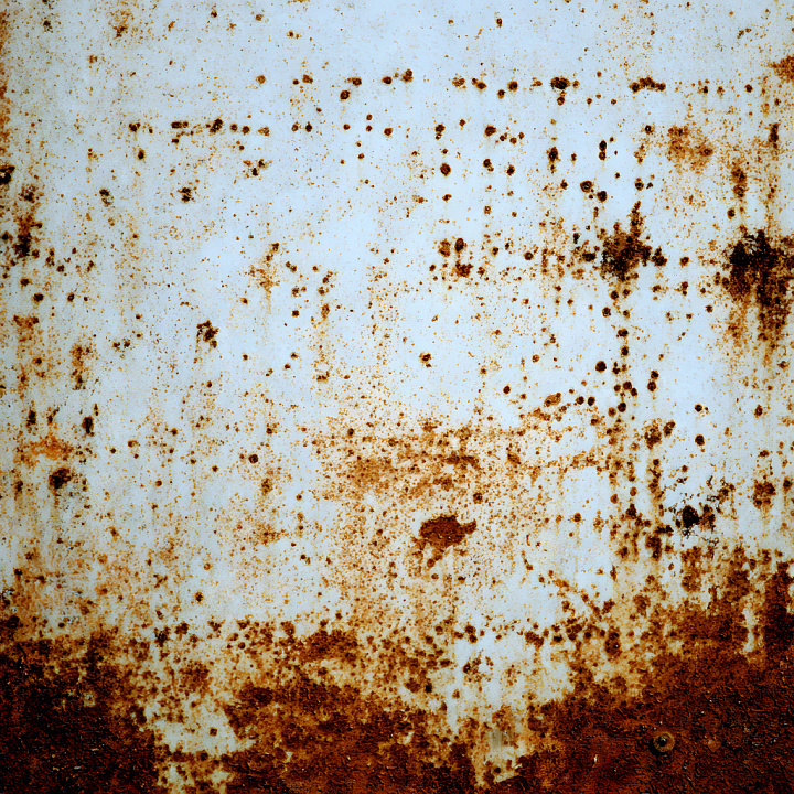 Rusty Metal with Corrosion Holes and Patina Details seamless PBR texture preview
