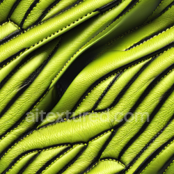 seamless Seamless 3D PBR vivid lime green leather texture with stitched panels and realistic grain texture 8k free download PBR