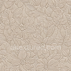 seamless Seamless 3D Embossed Floral Beige Leather PBR Texture with Detailed Leaf Patterns texture 8k free download PBR