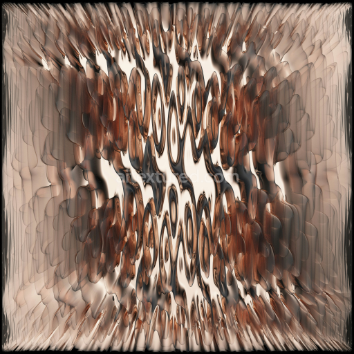 Preview — PBR Metal Texture Featuring Distorted Iridescent Brown and Black Pattern