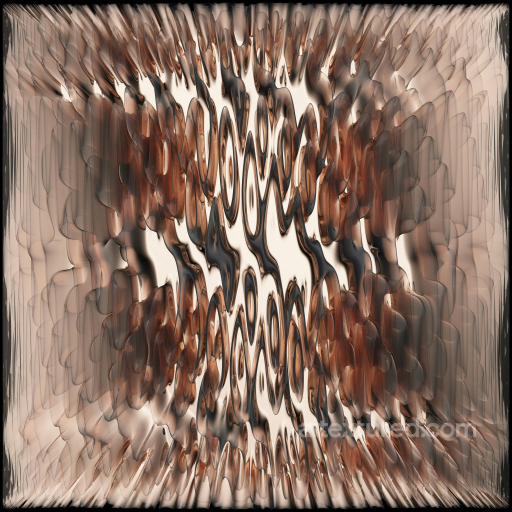 PBR Metal Texture Featuring Distorted Iridescent Brown and Black Pattern seamless Metal PBR texture