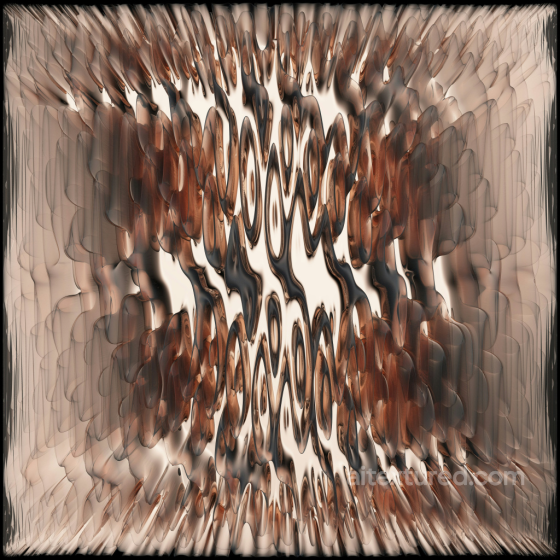 PBR Metal Texture Featuring Distorted Iridescent Brown and Black Pattern Metal texture preview