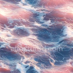 seamless Seamless 3D PBR Ocean Surface Water Texture with Realistic Waves and Foam texture 8k free download PBR