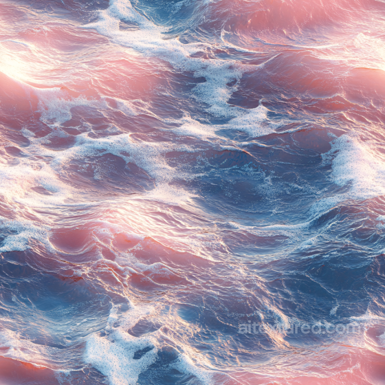 Ocean Surface Water Texture with Realistic Waves and Foam Water texture preview