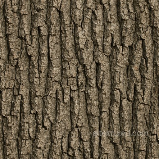 Aged Oak Bark Seamless Texture seamless Bark PBR texture