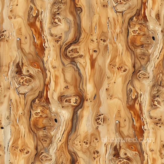 Burl Wood Texture Featuring Knotted and Marbled Planks Wood texture preview