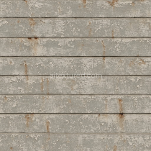 Seamless 3d texture pbr 8k weathered vinyl surface with peeling vinyl and paint splatter