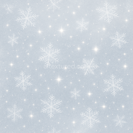Seamless 3d texture pbr 8k frosted snowflakes and sparkling snow texture for winter new year