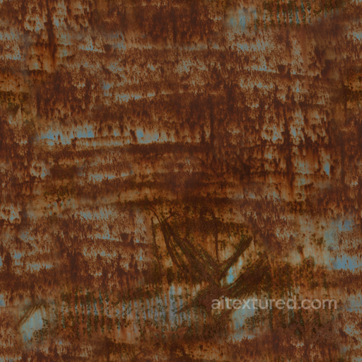 Rusty Metal seamless Metal PBR texture