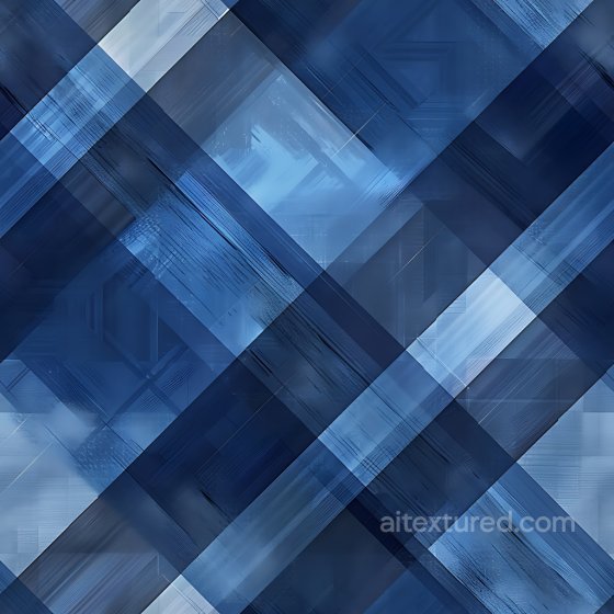 Blue Abstract Plaid Seamless Texture with Layered Stripes Plaid texture preview