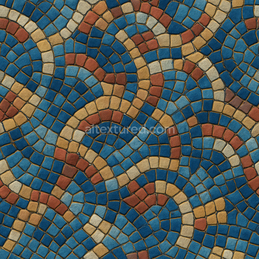 Detailed Mosaic Tile Texture Seamless 1024X1024