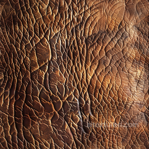 Aged Cracked Brown Leather Seamless Texture with Rich Grain Detail seamless Leather PBR texture