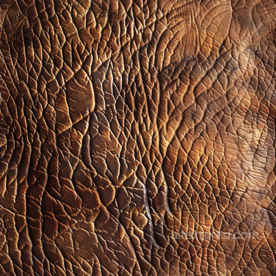 Aged Cracked Brown Leather Seamless Texture with Rich Grain Detail Leather texture preview