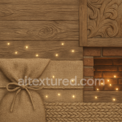 seamless Seamless 8k PBR 3d Texture of Rustic Wood Grain Surface for Holiday Decor texture 8k free download PBR