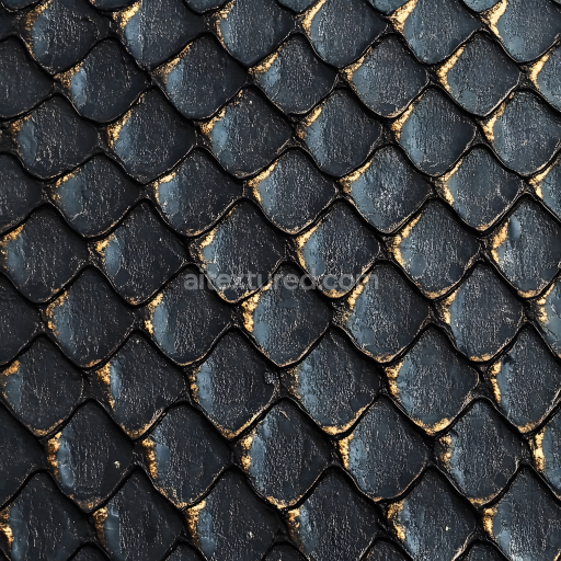 Seamless 3D PBR Texture of Detailed Reptilian Scale Skin with Organic Surface