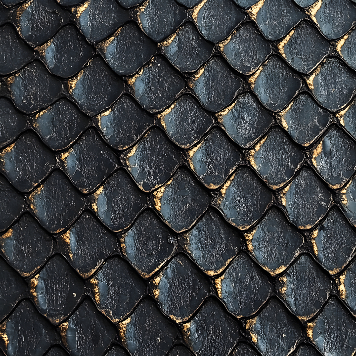 Detailed Reptilian Scale Skin with Organic Surface seamless PBR texture preview