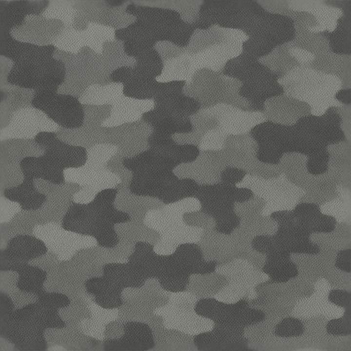 Urban Camo Fabric With Camouflage Mesh And Dull Finish seamless PBR texture preview