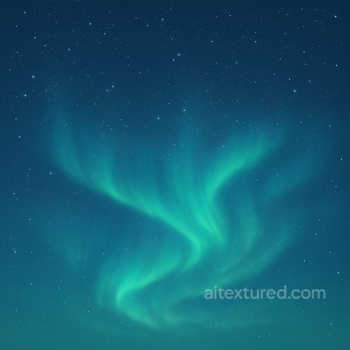 Seamless 8K PBR 3D texture of aurora borealis with vibrant sky colors and starry night ba… seamless Sky PBR texture