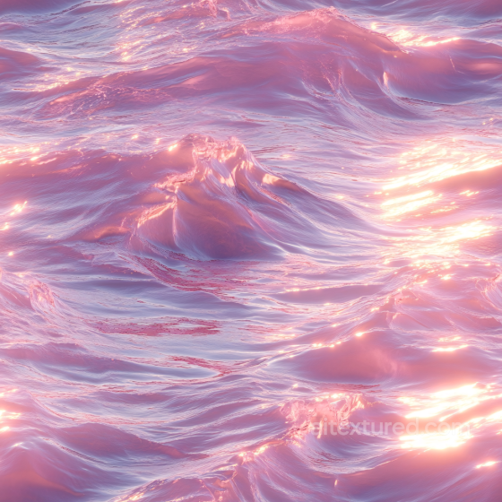 Water Texture Featuring Stylized Rose Gold Ocean Waves Water texture preview