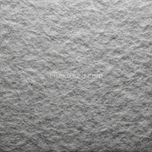 Seamless 3D Felt PBR Texture Featuring Soft Gray Dense Wool Fibers